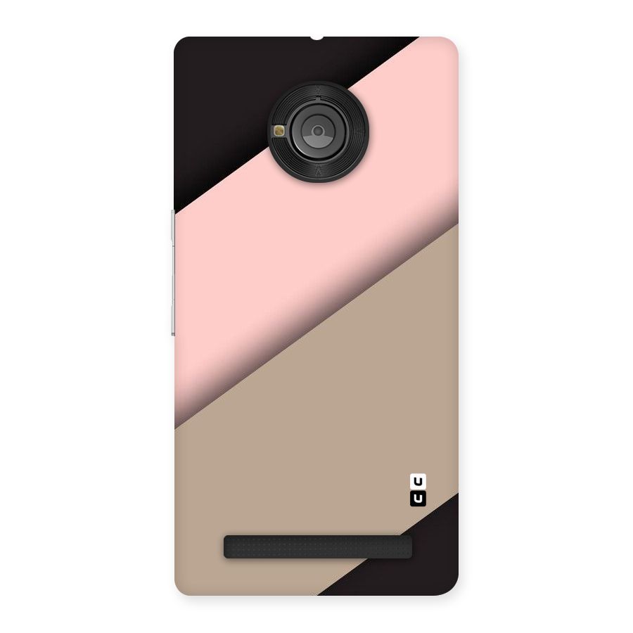 Pink Diagonal Back Case for Yu Yunique