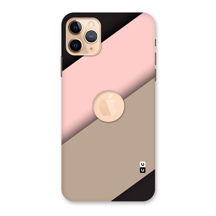 Pink Diagonal Back Case for iPhone 11 Pro Max Logo Cut