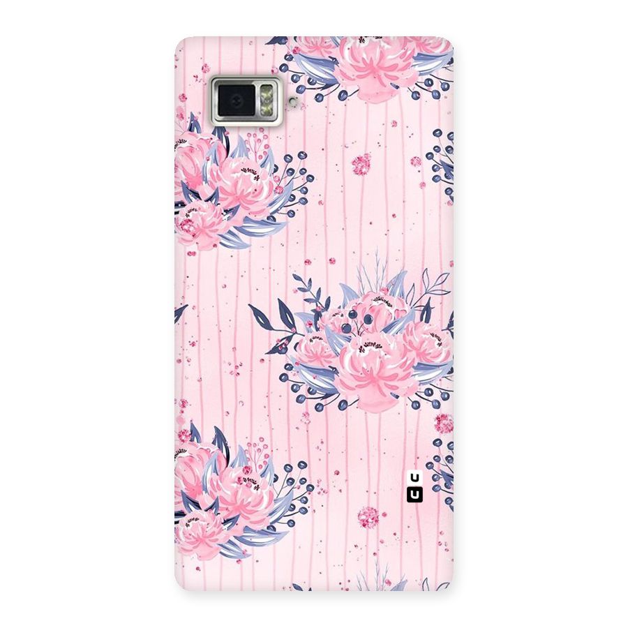 Pink Floral and Stripes Back Case for Vibe Z2 Pro K920