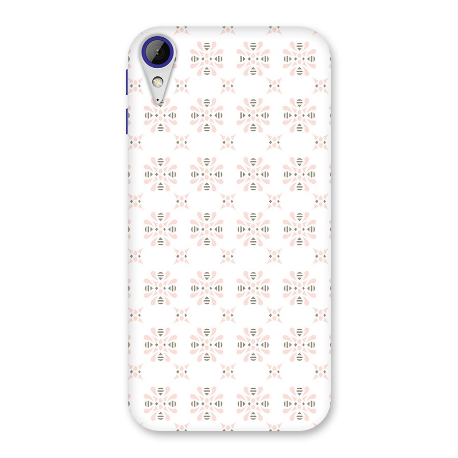 Pink Floral Pattern Back Case for Desire 830
