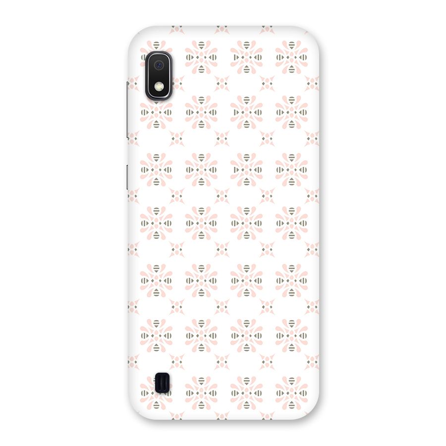 Pink Floral Pattern Back Case for Galaxy A10
