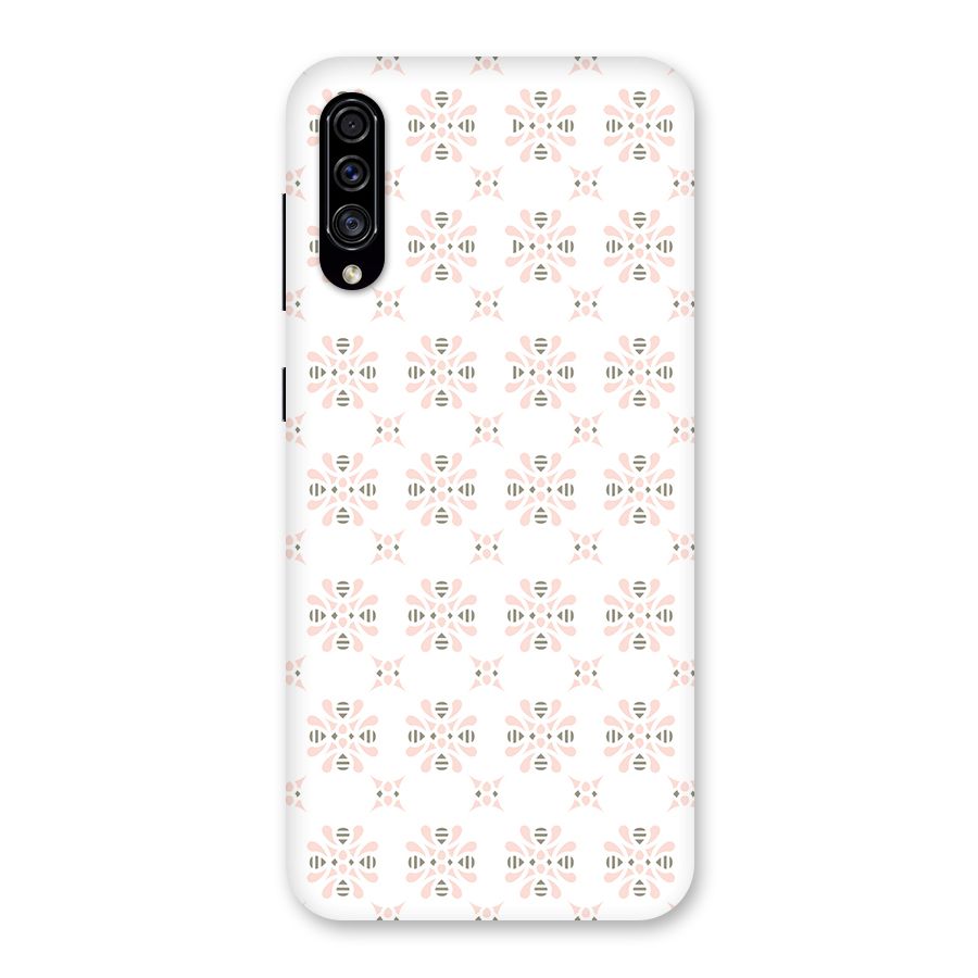 Pink Floral Pattern Back Case for Galaxy A30s