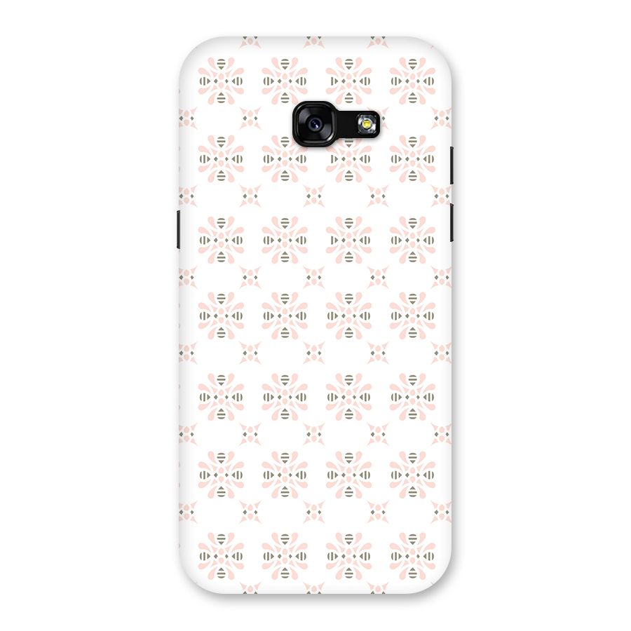 Pink Floral Pattern Back Case for Galaxy A5 2017