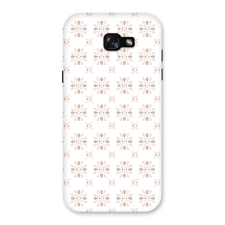 Pink Floral Pattern Back Case for Galaxy A7 (2017)