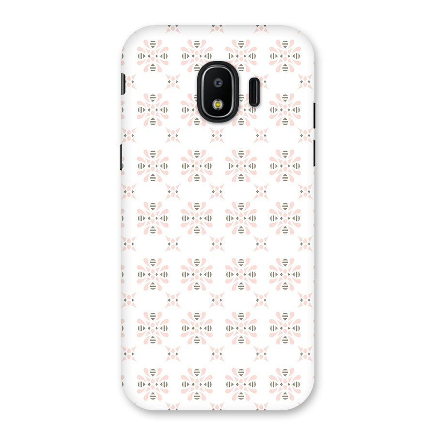 Pink Floral Pattern Back Case for Galaxy J2 Pro 2018