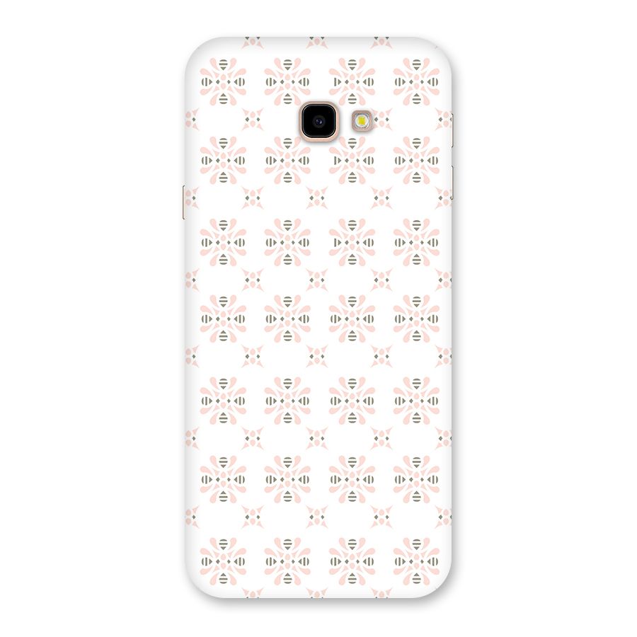 Pink Floral Pattern Back Case for Galaxy J4 Plus