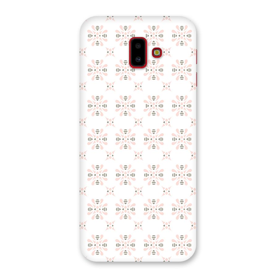 Pink Floral Pattern Back Case for Galaxy J6 Plus