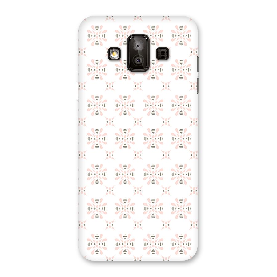 Pink Floral Pattern Back Case for Galaxy J7 Duo
