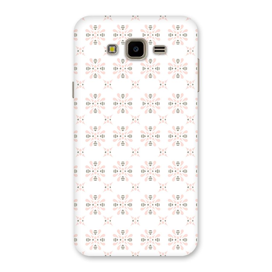 Pink Floral Pattern Back Case for Galaxy J7 Nxt