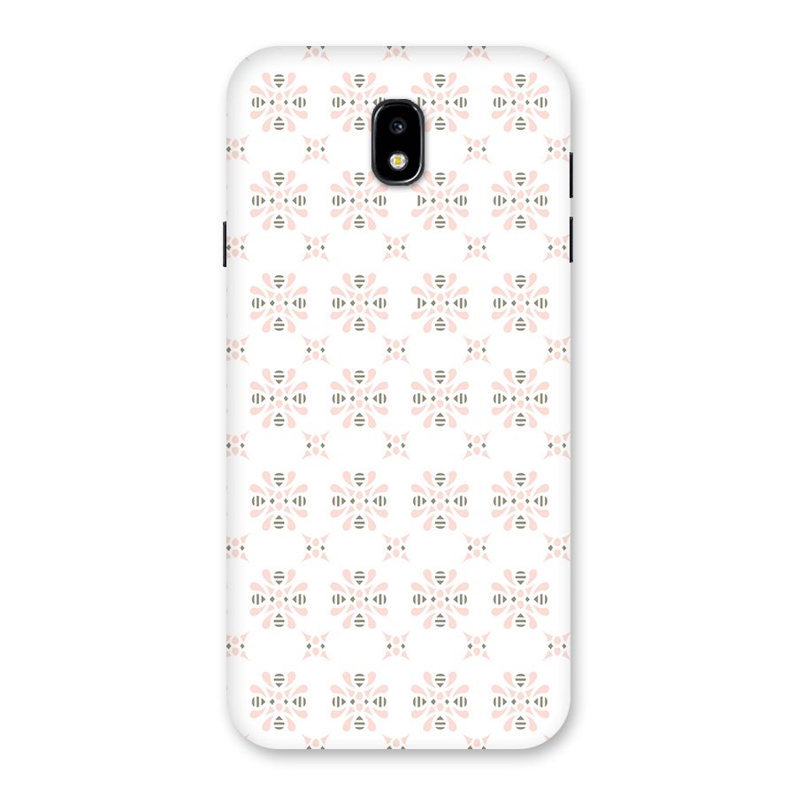 Pink Floral Pattern Back Case for Galaxy J7 Pro