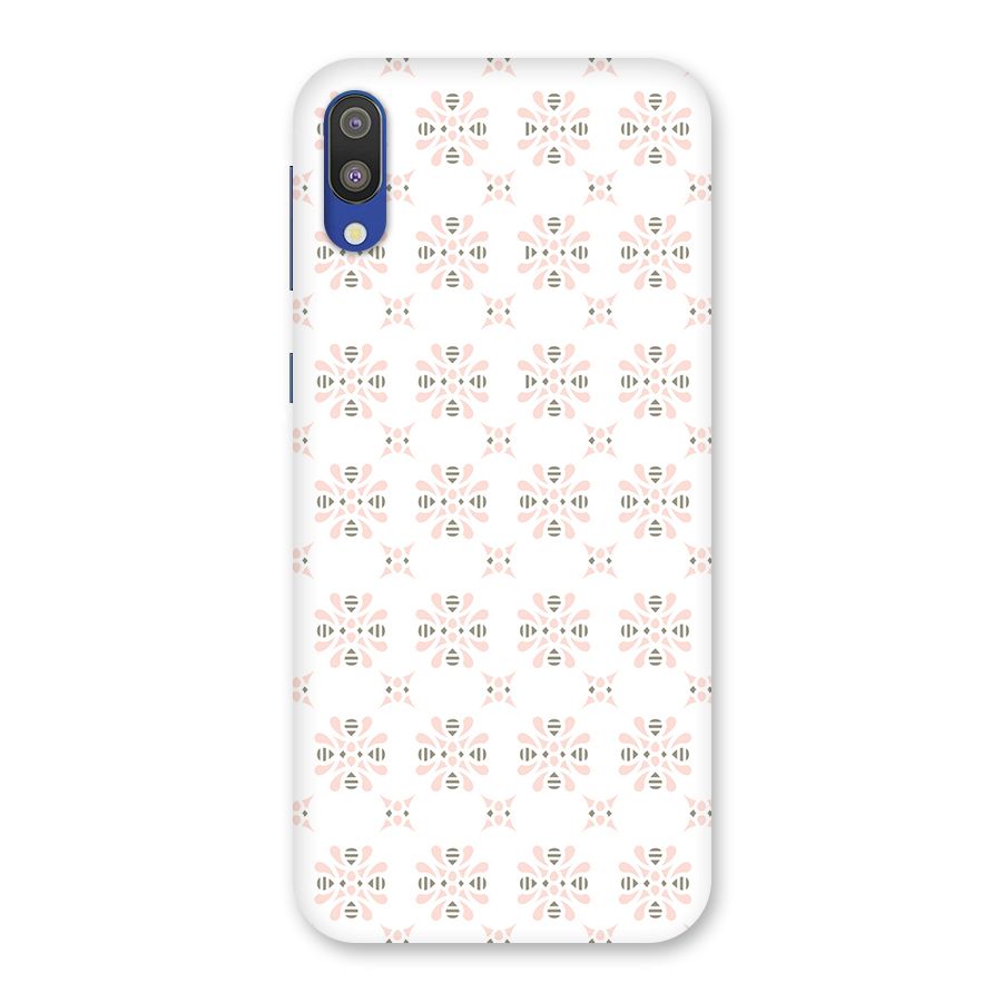 Pink Floral Pattern Back Case for Galaxy M10