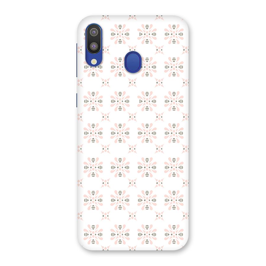 Pink Floral Pattern Back Case for Galaxy M20