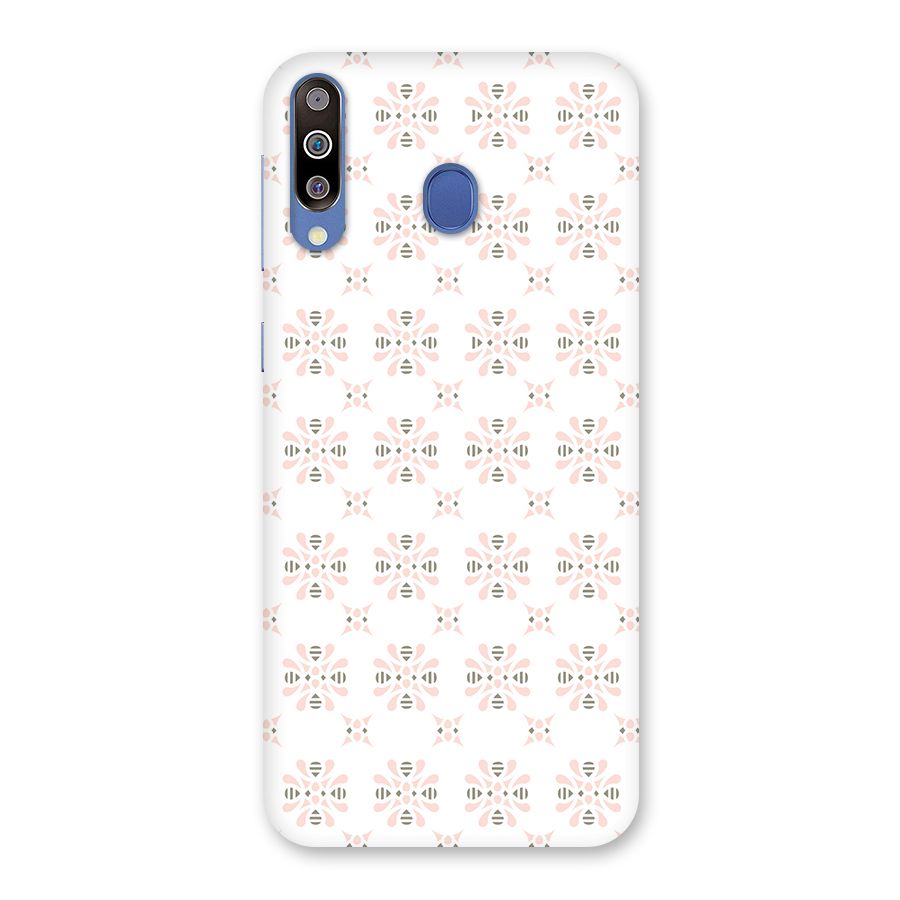 Pink Floral Pattern Back Case for Galaxy M30
