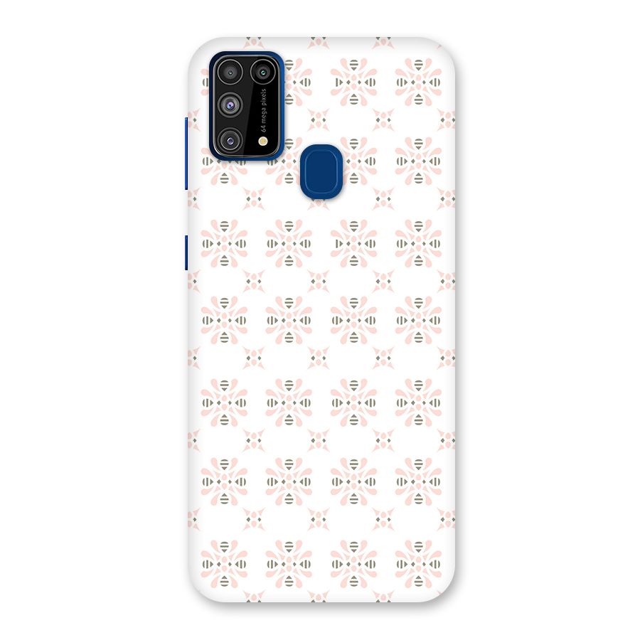 Pink Floral Pattern Back Case for Galaxy M31