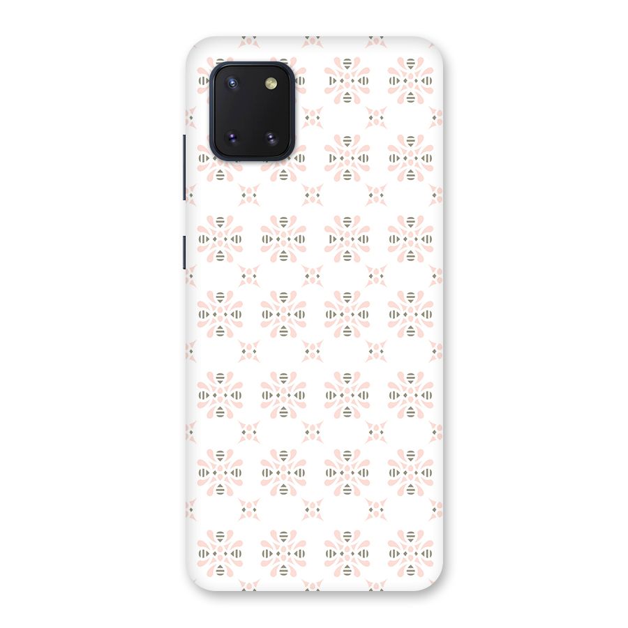 Pink Floral Pattern Back Case for Galaxy Note 10 Lite