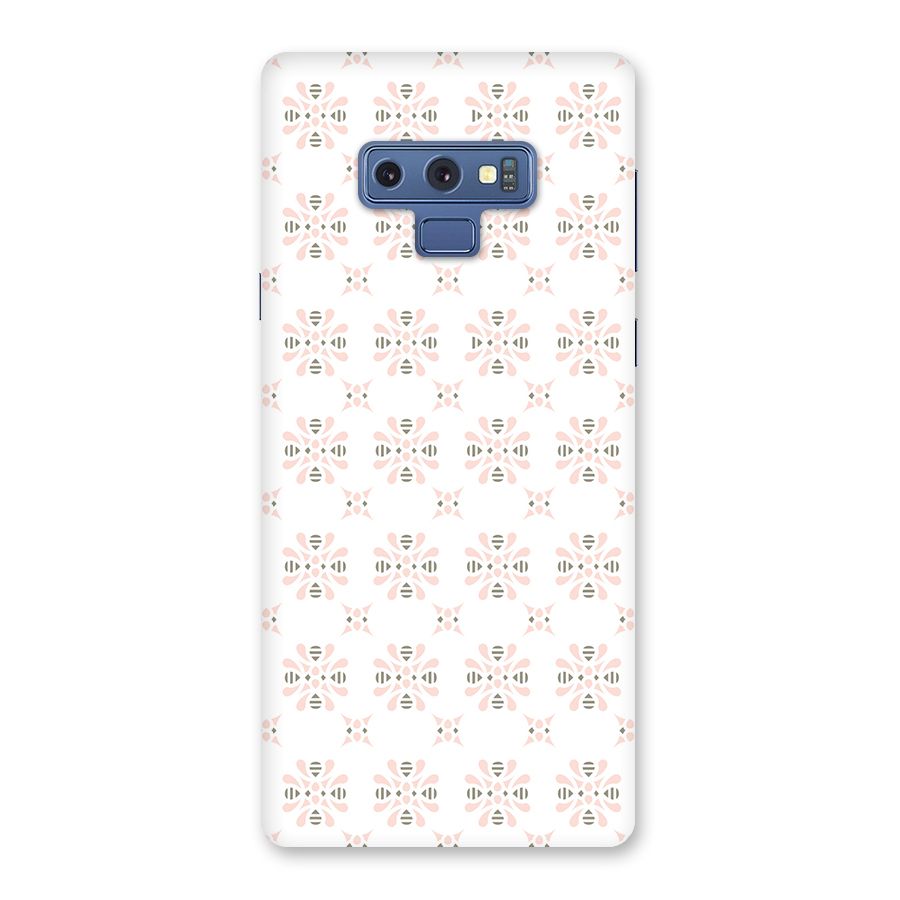 Pink Floral Pattern Back Case for Galaxy Note 9