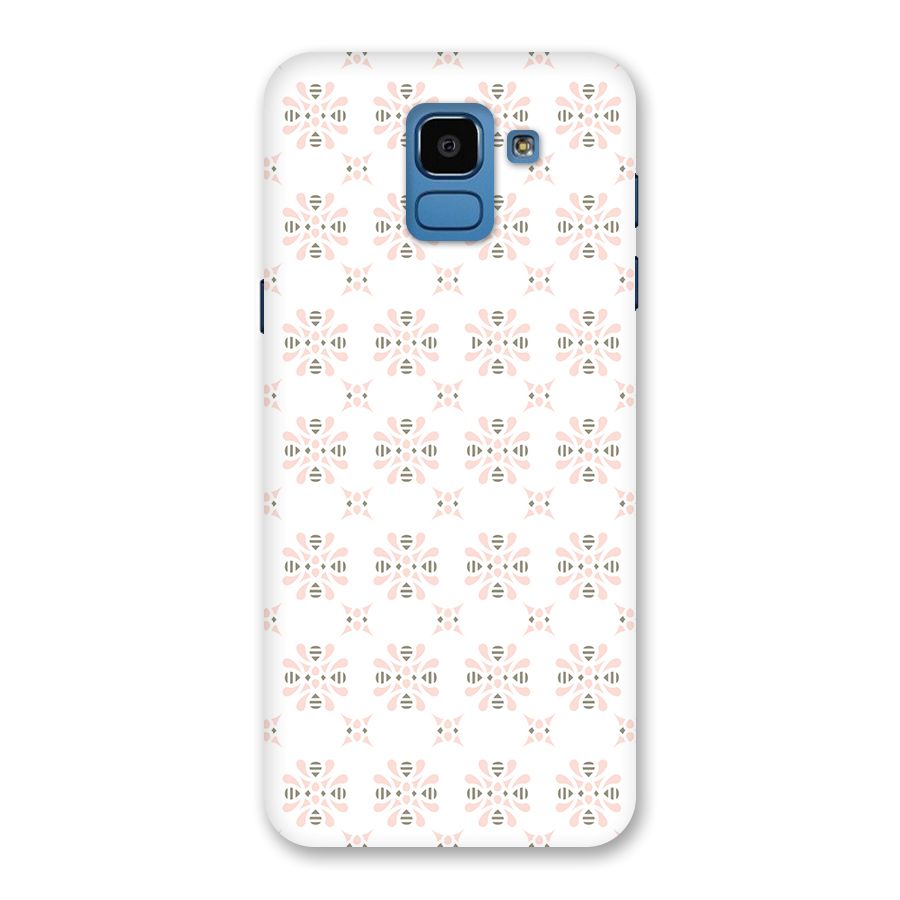 Pink Floral Pattern Back Case for Galaxy On6