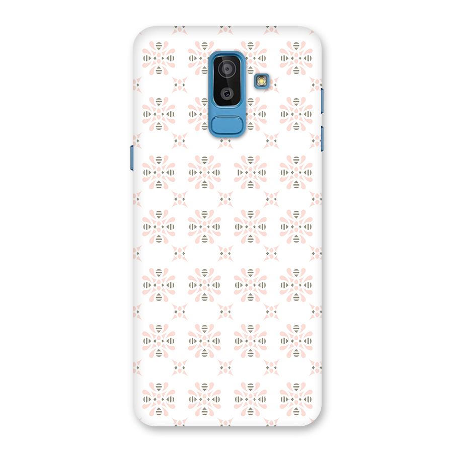 Pink Floral Pattern Back Case for Galaxy On8 (2018)
