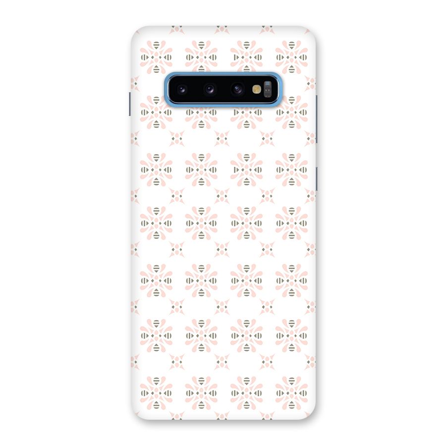 Pink Floral Pattern Back Case for Galaxy S10 Plus