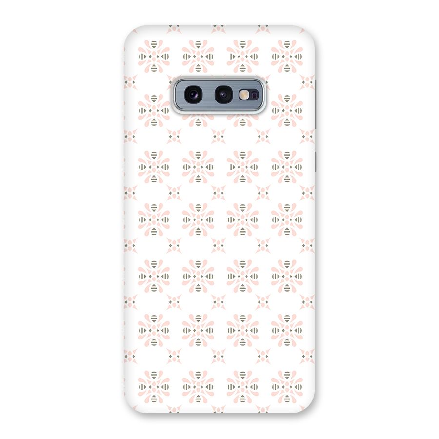 Pink Floral Pattern Back Case for Galaxy S10e
