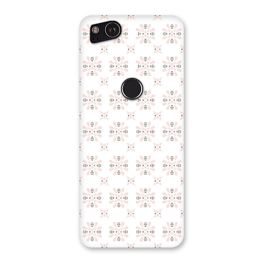 Pink Floral Pattern Back Case for Google Pixel 2