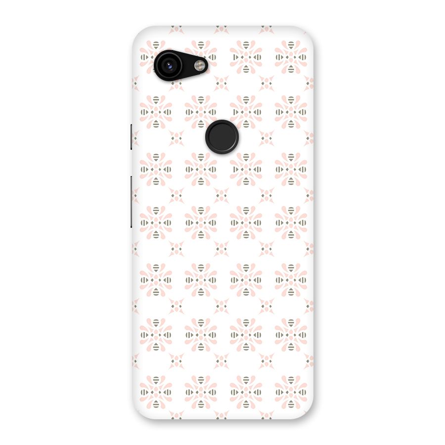 Pink Floral Pattern Back Case for Google Pixel 3a
