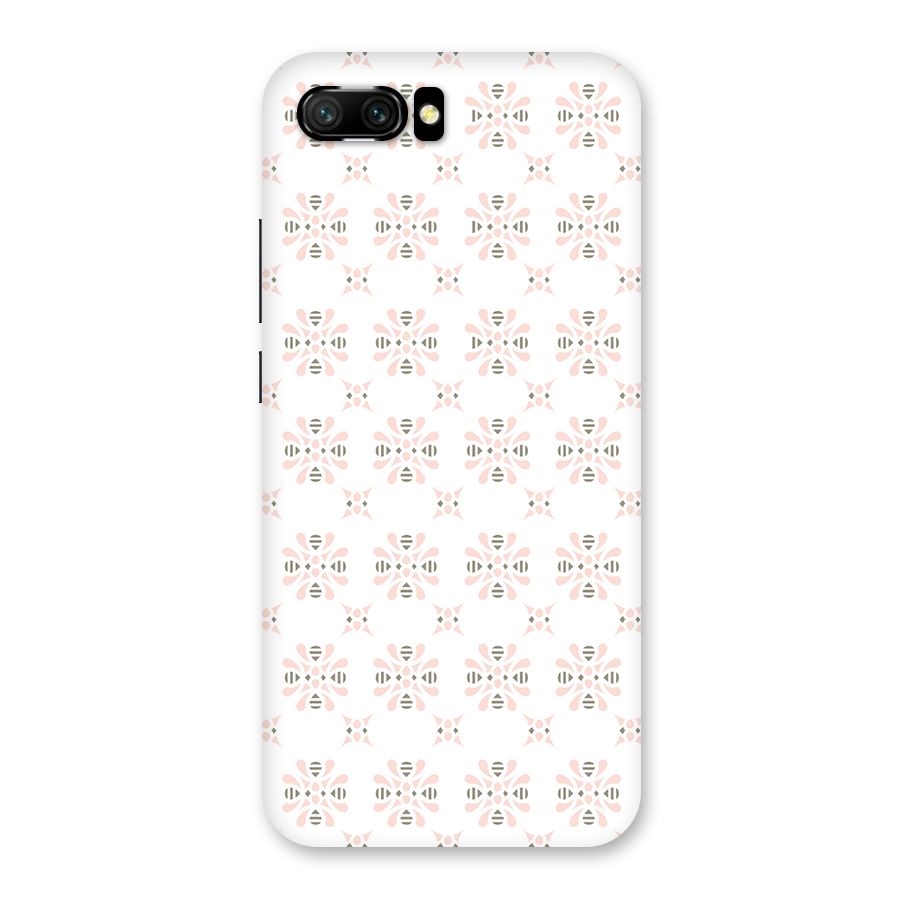 Pink Floral Pattern Back Case for Honor 10
