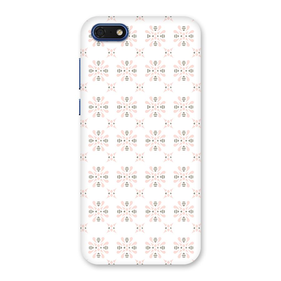 Pink Floral Pattern Back Case for Honor 7s