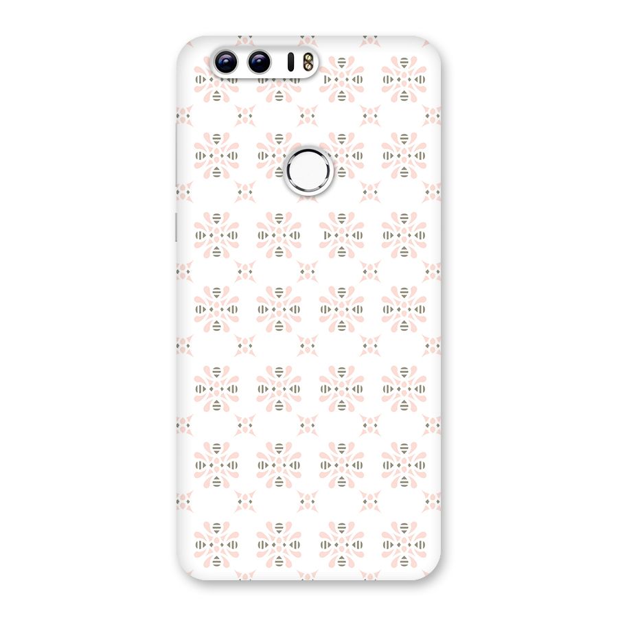 Pink Floral Pattern Back Case for Honor 8