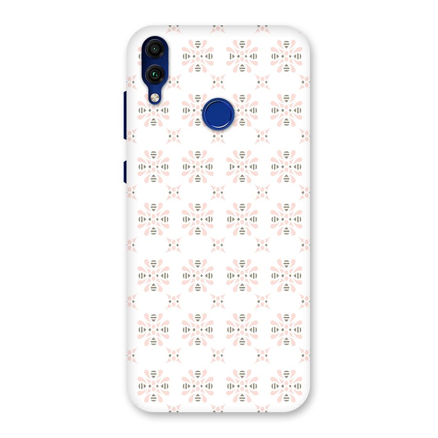 Pink Floral Pattern Back Case for Honor 8C
