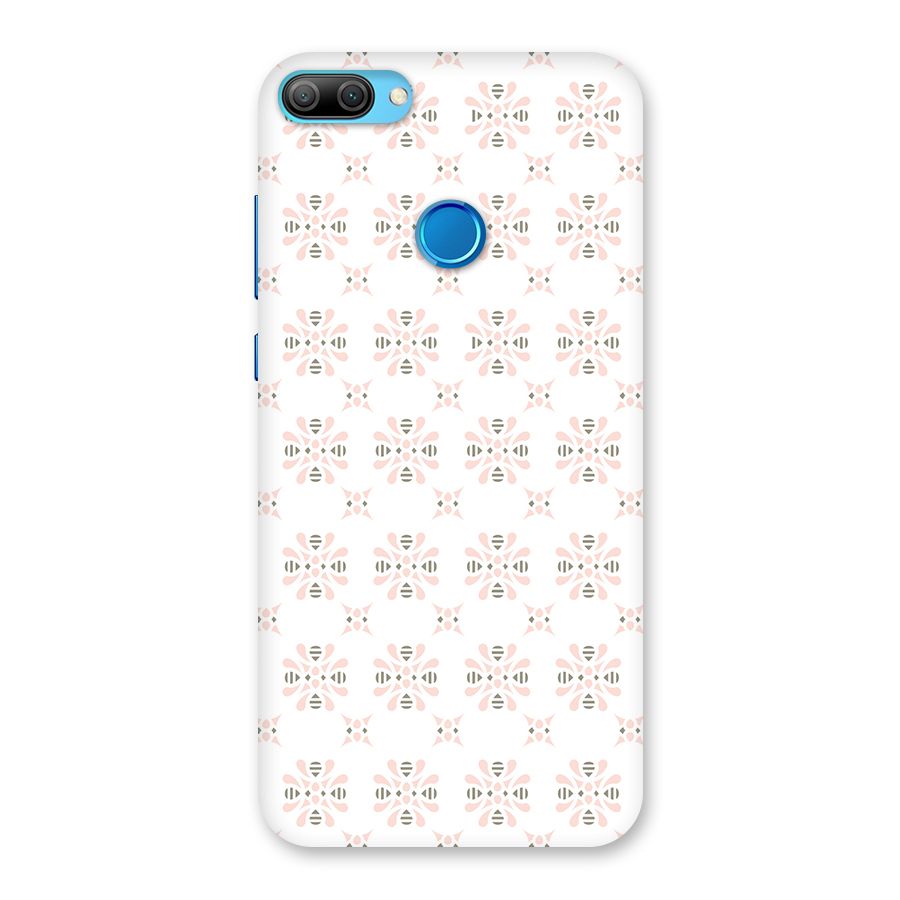 Pink Floral Pattern Back Case for Honor 9N