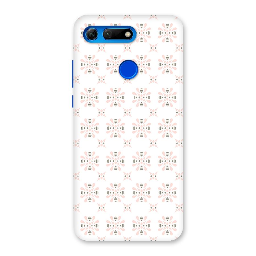 Pink Floral Pattern Back Case for Honor View 20