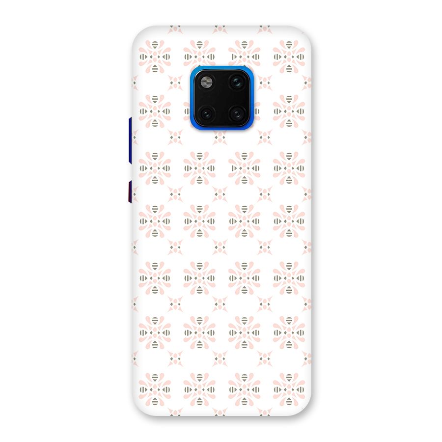 Pink Floral Pattern Back Case for Huawei Mate 20 Pro