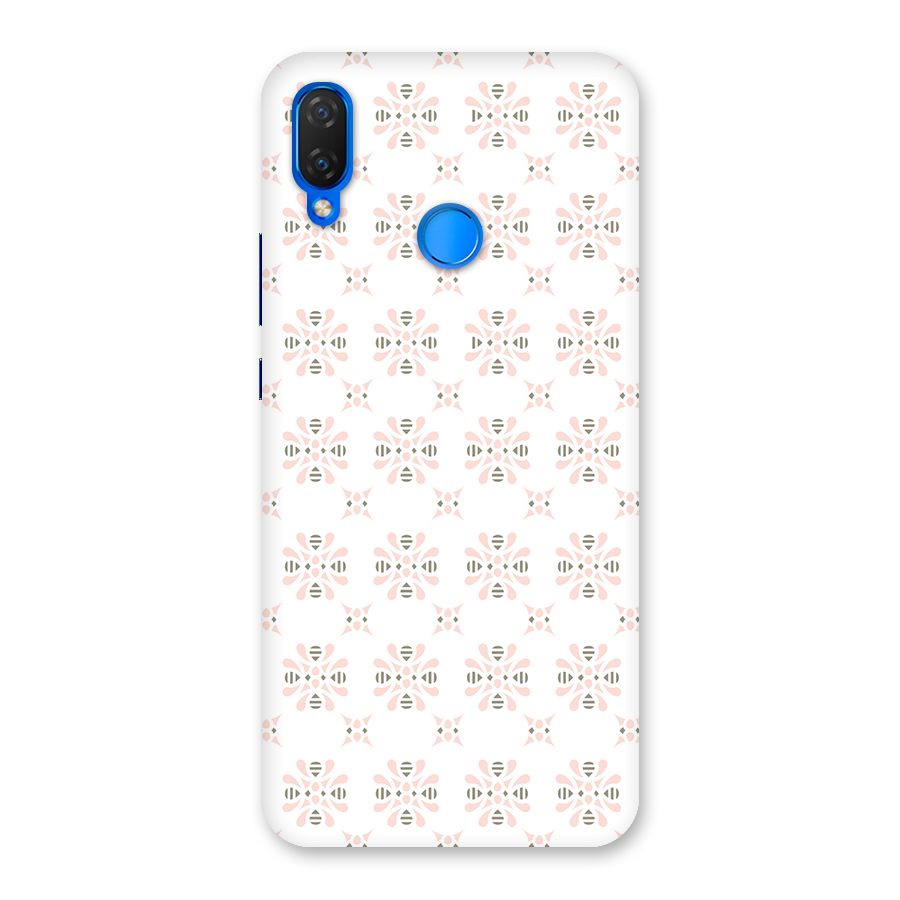 Pink Floral Pattern Back Case for Huawei P Smart+