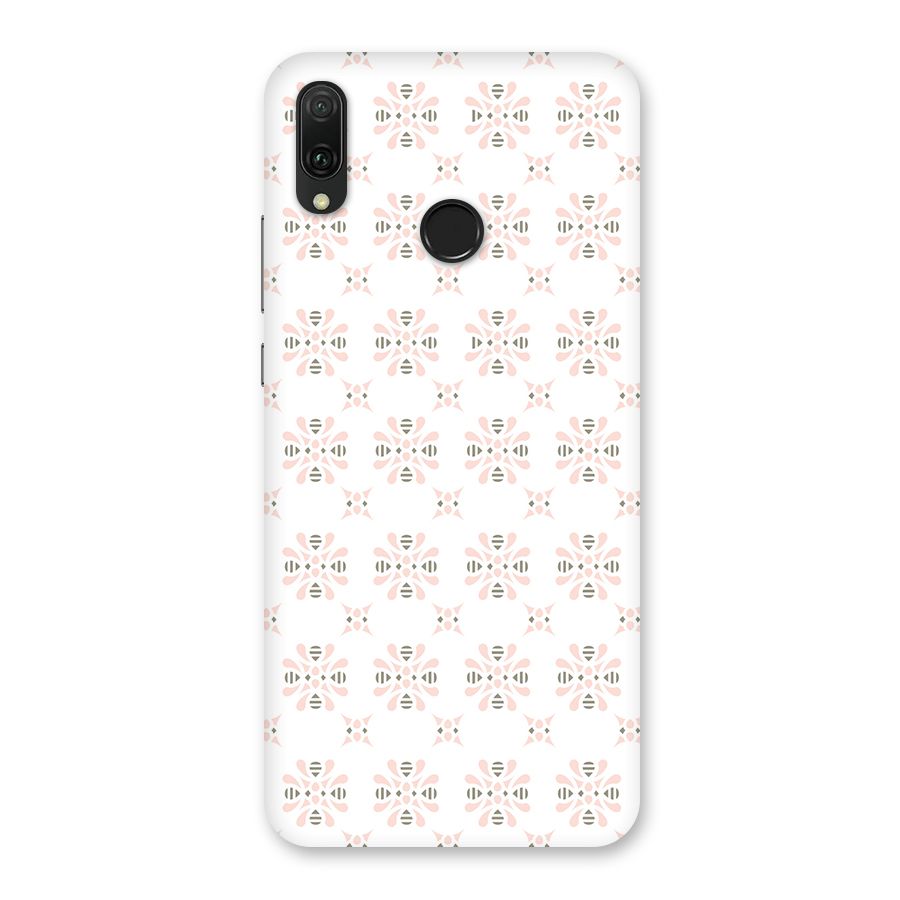 Pink Floral Pattern Back Case for Huawei Y9 (2019)