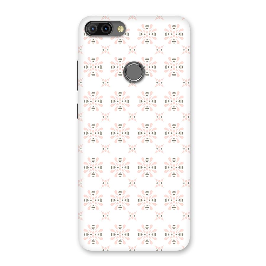 Pink Floral Pattern Back Case for Infinix Hot 6 Pro