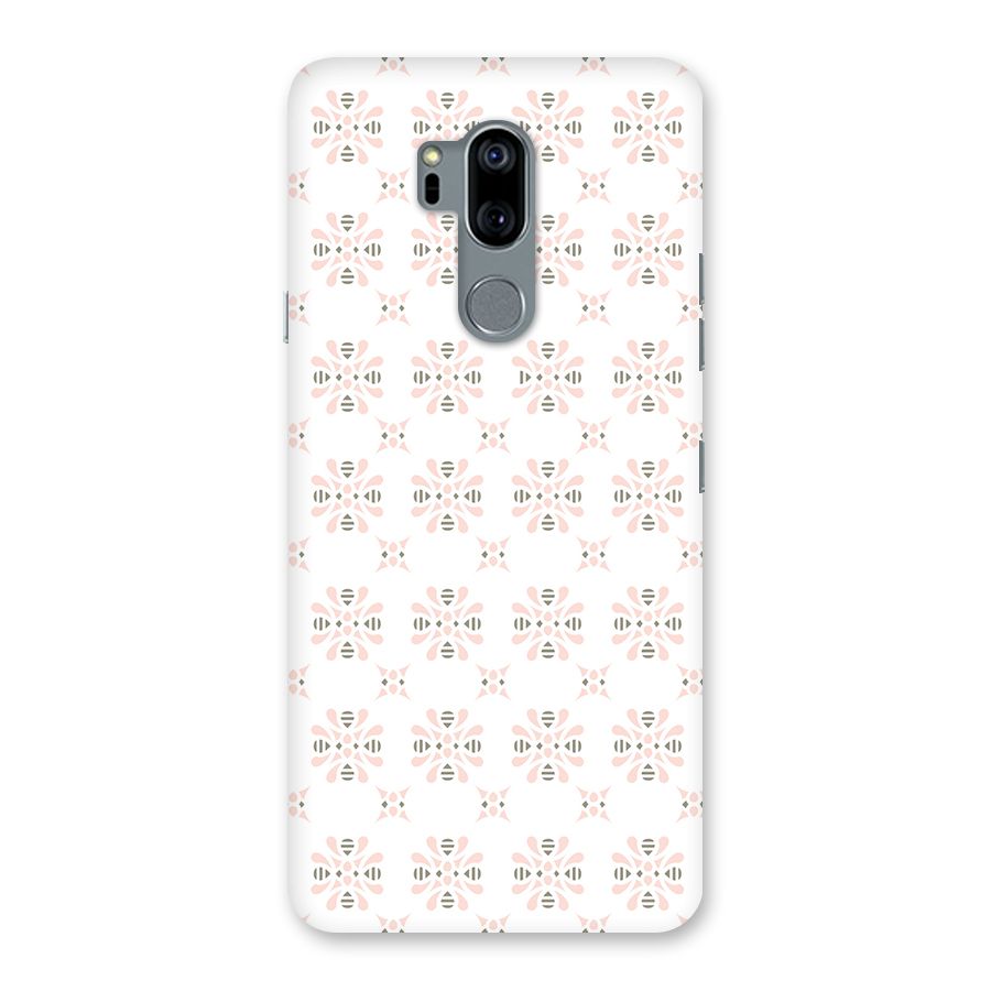 Pink Floral Pattern Back Case for LG G7