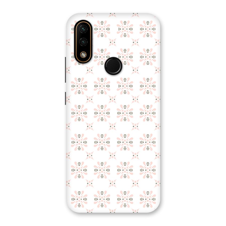 Pink Floral Pattern Back Case for Lenovo A6 Note