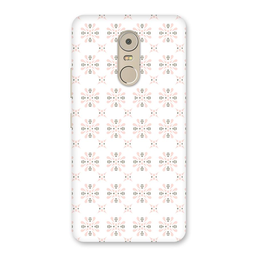 Pink Floral Pattern Back Case for Lenovo K6 Note