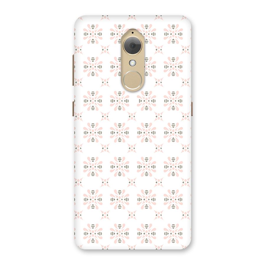 Pink Floral Pattern Back Case for Lenovo K8