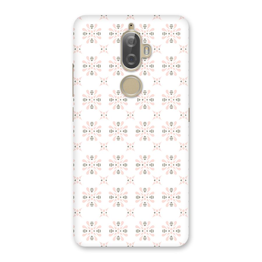 Pink Floral Pattern Back Case for Lenovo K8 Plus