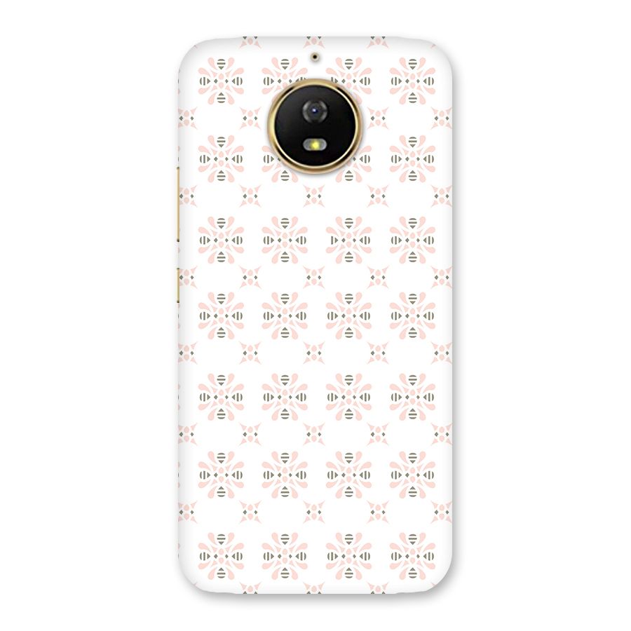 Pink Floral Pattern Back Case for Moto G5s