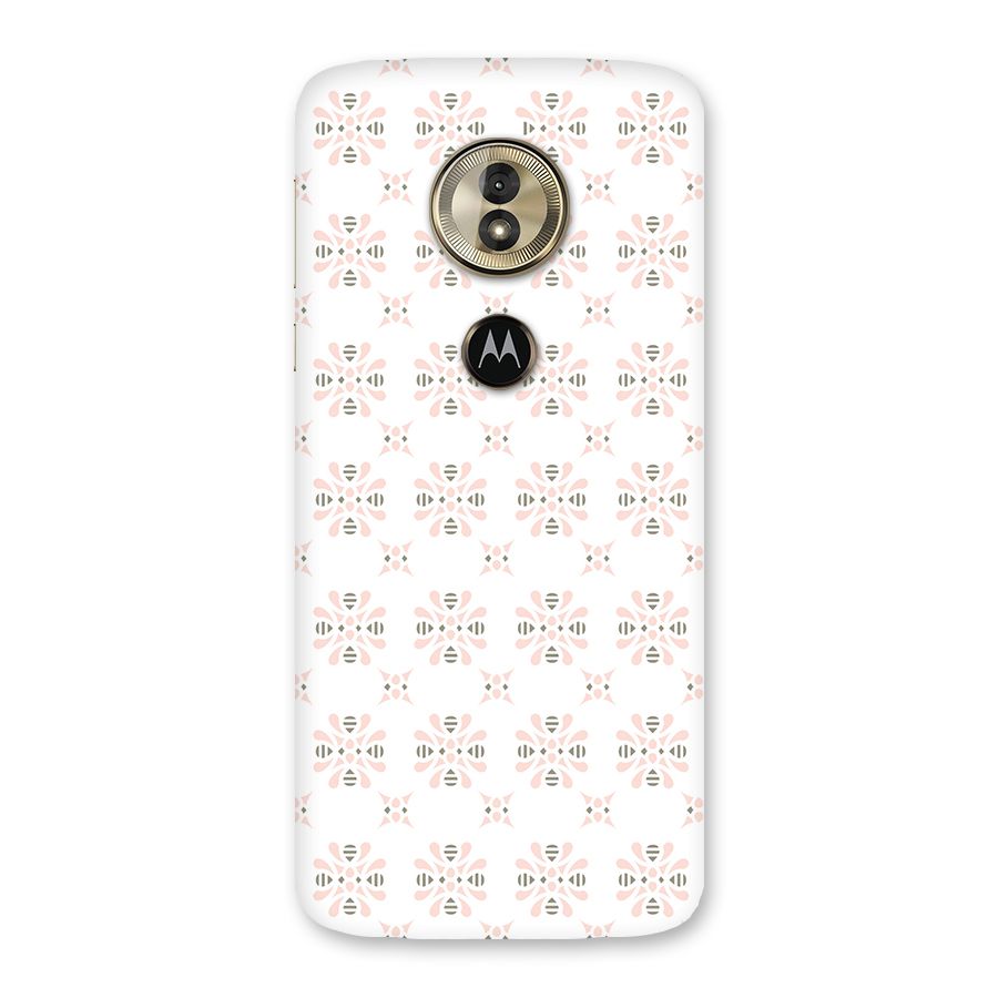 Pink Floral Pattern Back Case for Moto G6 Play