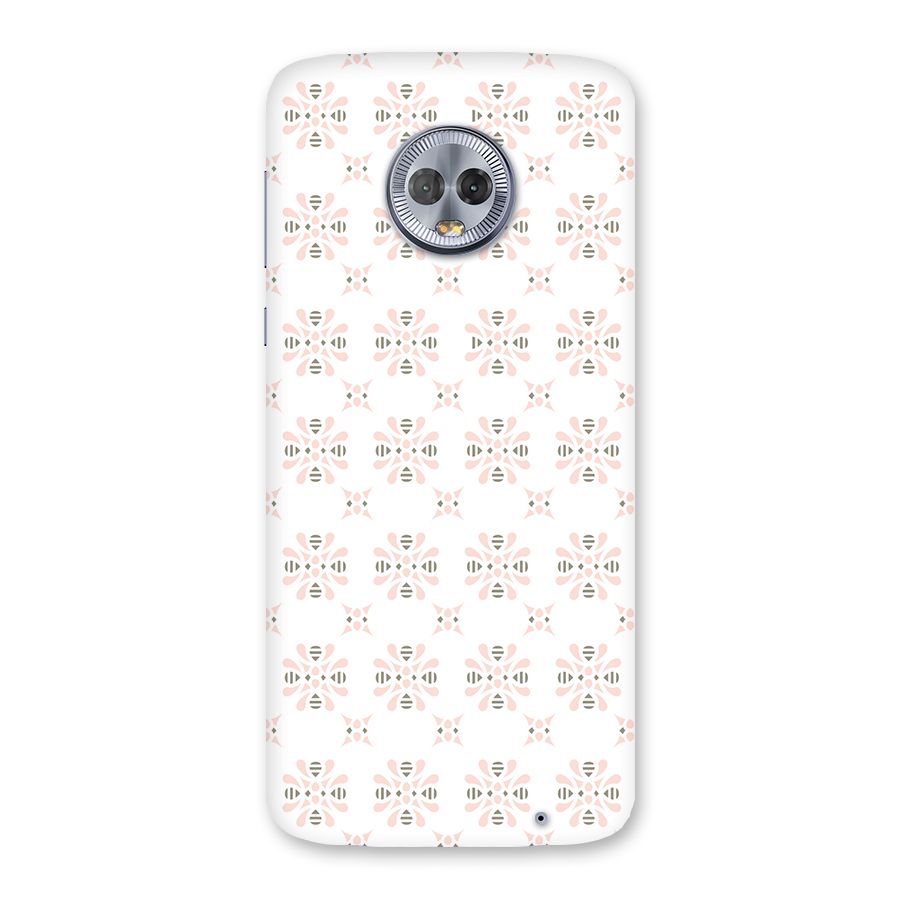 Pink Floral Pattern Back Case for Moto G6 Plus