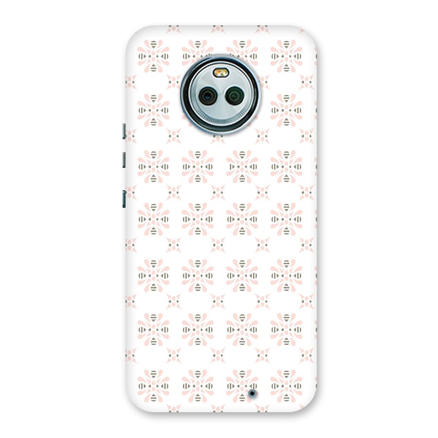 Pink Floral Pattern Back Case for Moto X4