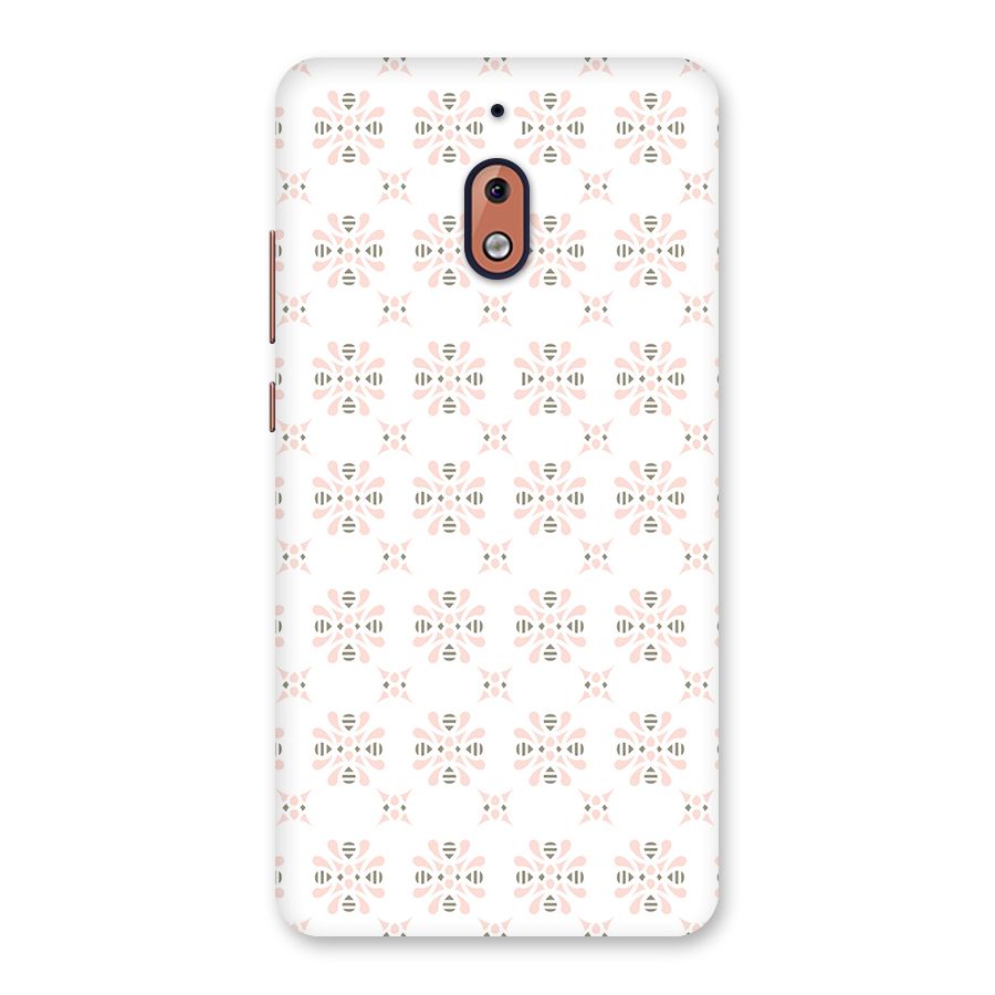 Pink Floral Pattern Back Case for Nokia 2.1