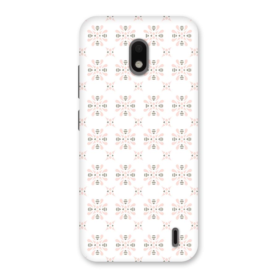 Pink Floral Pattern Back Case for Nokia 2.2