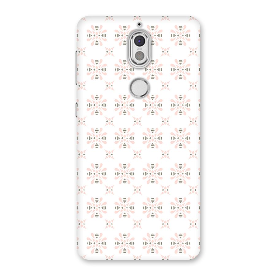 Pink Floral Pattern Back Case for Nokia 7