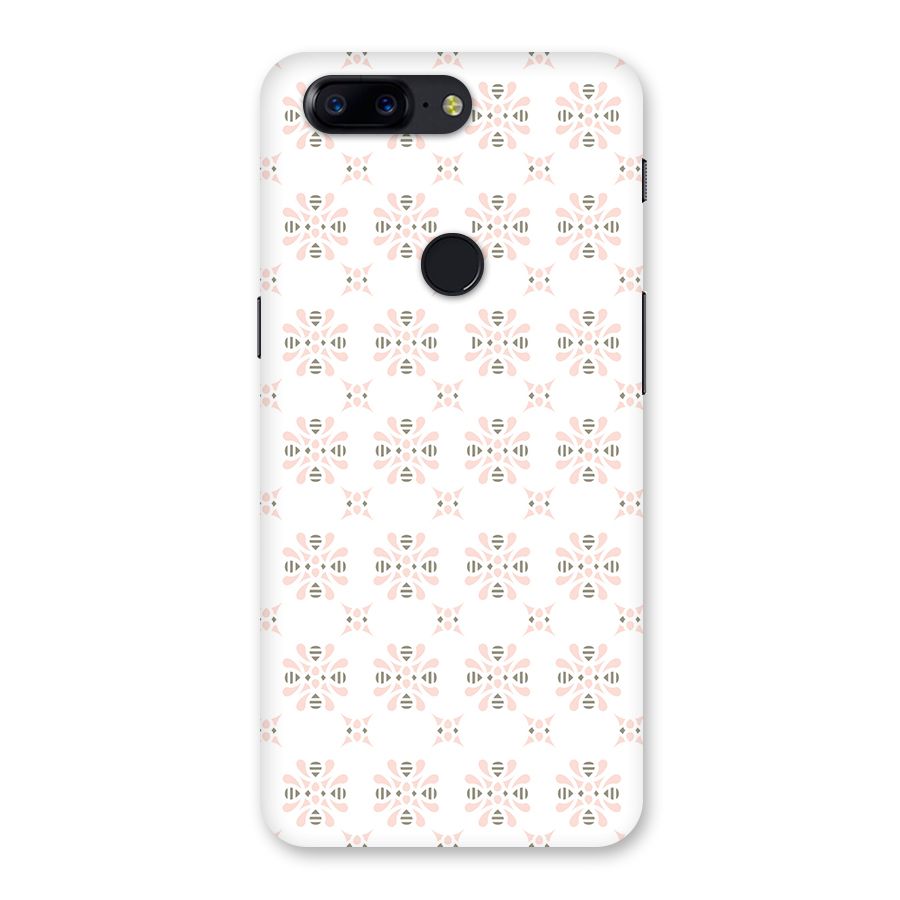 Pink Floral Pattern Back Case for OnePlus 5T