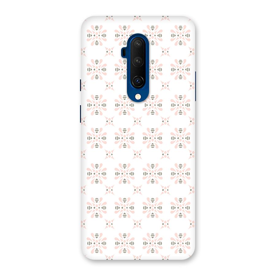Pink Floral Pattern Back Case for OnePlus 7T Pro